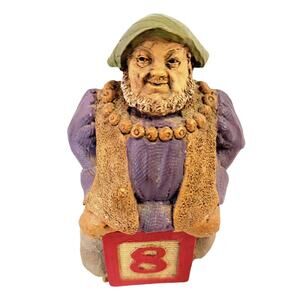 Tom Clark Gnome Cairn Studio Numeral 8 Figurine for Henry VIII #5274 SIGNED